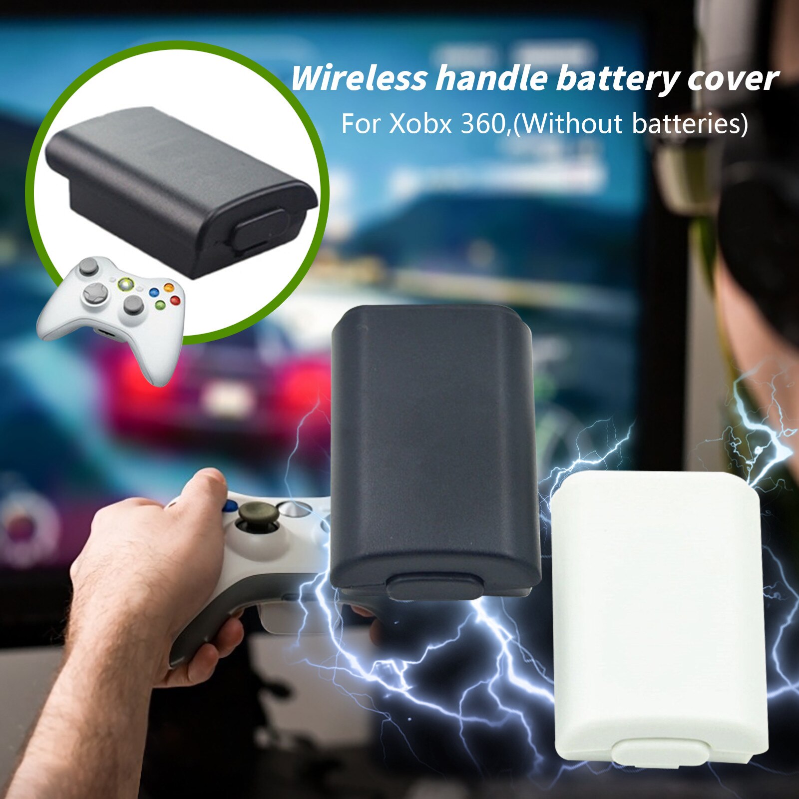 Oplaadbare Voor Xbox 360 Draadloze Controller Batterij Case Vervangen Oude Of Nutteloze Batterijen Gevallen Voor Game Console Props