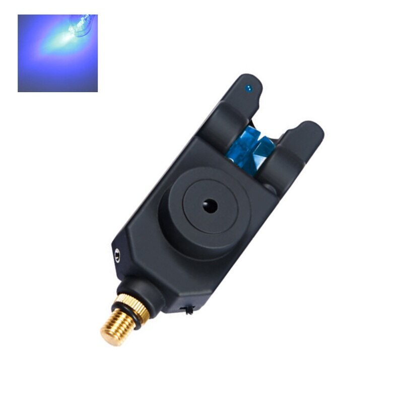 aetheed 1 pieza 2 LED tono ajustable, sensibilidad al volumen, alerta de sonido, alarma de mordedura de Pesca, resistente al agua, alarma de pesca, Ro: L