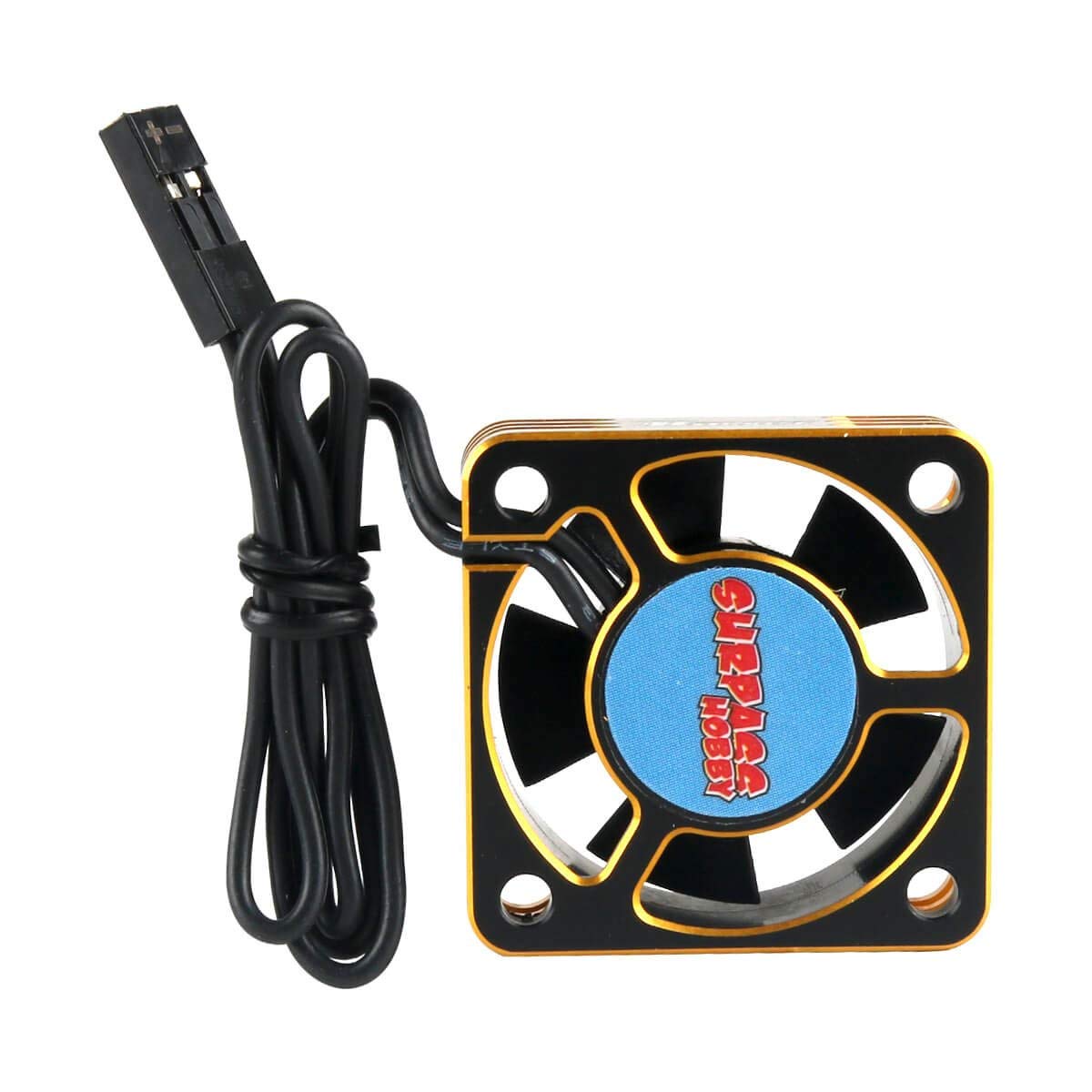 Opq-surpass hobby raket 28000kv 0.65a 7.4v rc motor kylfläkt med 180mm kablar för sensored 540 1/10 rc bil
