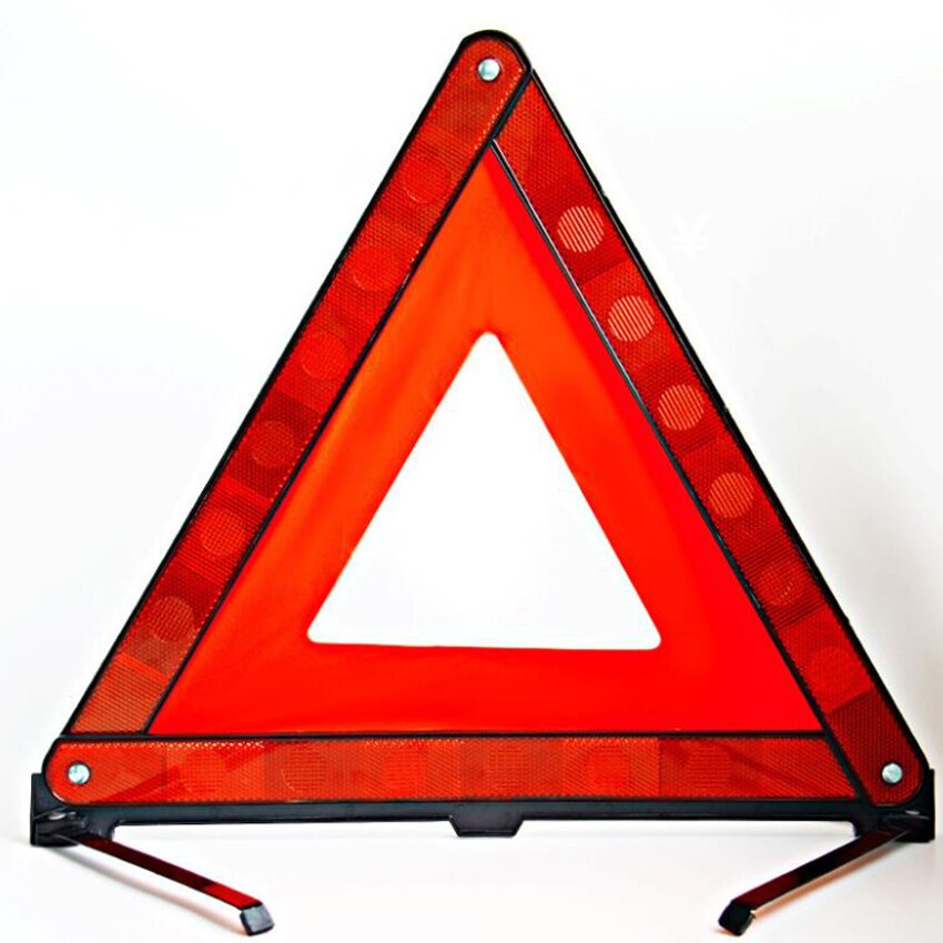 Folding Tripod Road Breakdown Reflective Traffic Safety Sign Roadway Safety Traffic Signal Car Parking Emergency Warning Sign