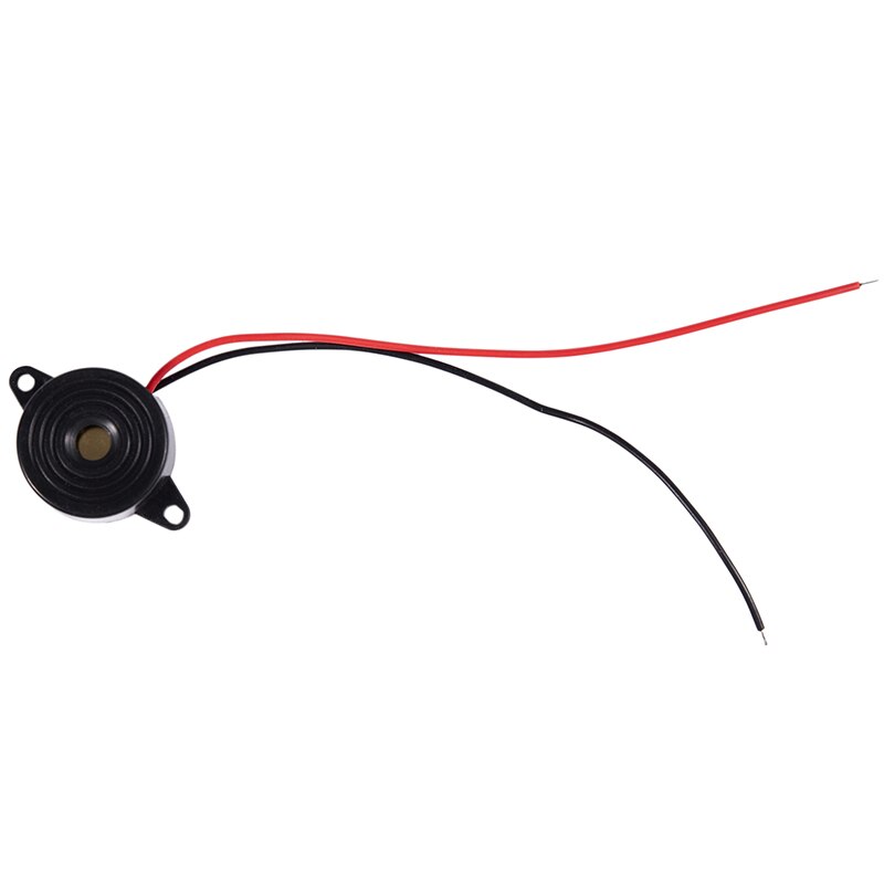 5 Pcs Dc 3-24V 85dB Geluid Elektronische Zoemer Zwart 23X12Mm