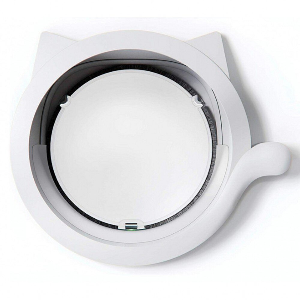 4-Way Lockable White Pet Door For Dogs Cats – Magnetic Lock Flap – S/M/L/XL Sizes