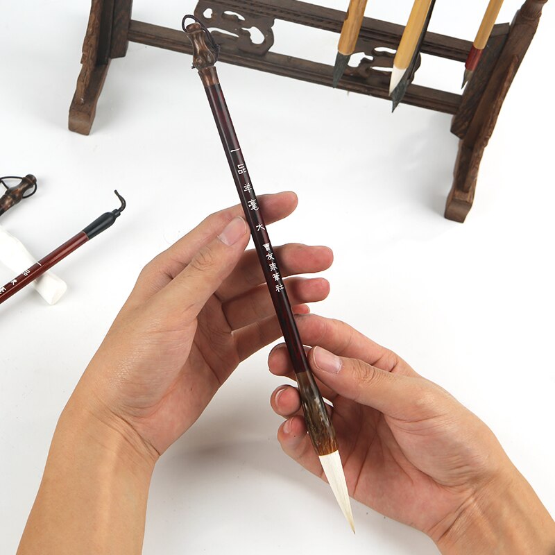 Woolen Weasel Hair Chinese Traditional Calligraphy Brush Pen Set Calligraphy Writing Brush the Scholar&#39;s Four Jewels