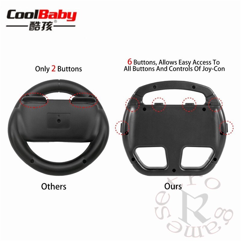 2 st för nintend switch wheel pc för switch ratt joy-con hjul för nintendo switch spel
