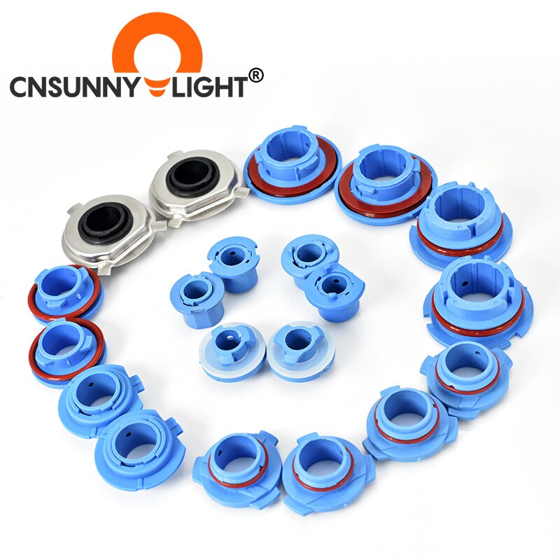 2PCS LED Car Headlight Bulb Base Adapter Socket Holder H1 H3 H4 H7 H11 9005 HB3 9006 9004 9007 H13 880 881 For T1 Auto Headlamps