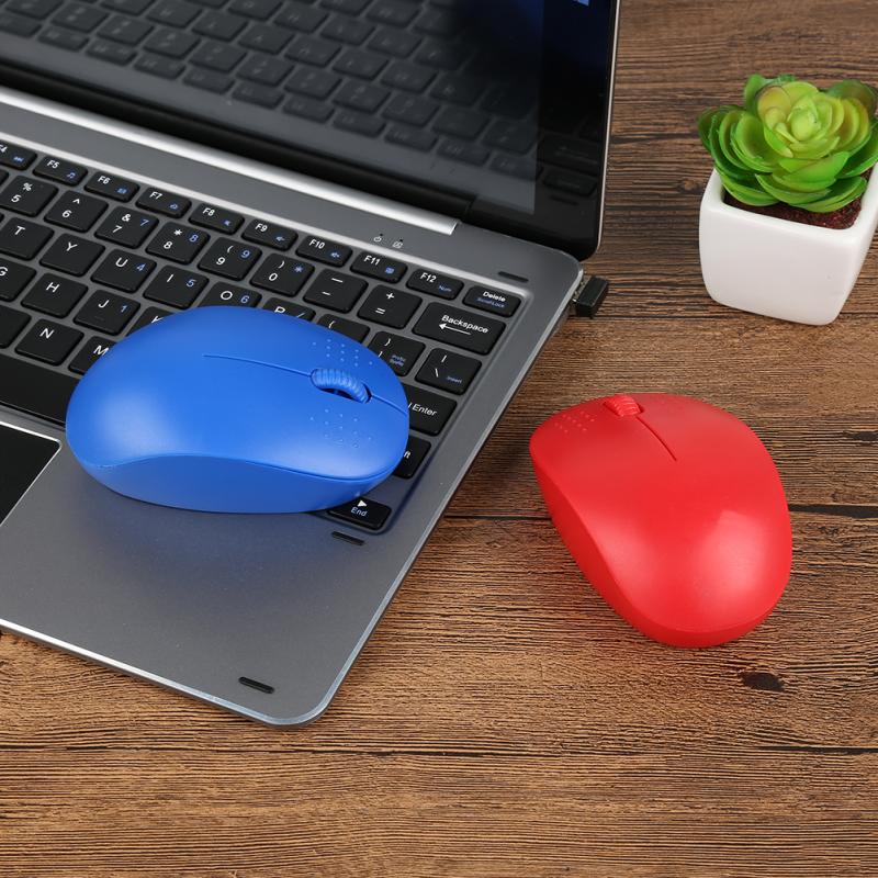 Wireless Mouse 4 Buttons Ergonomic 2.4GHz Mouse Wireless Portable Ultra Thin Mice for PC Desktop Laptop Windows Computer Mouse
