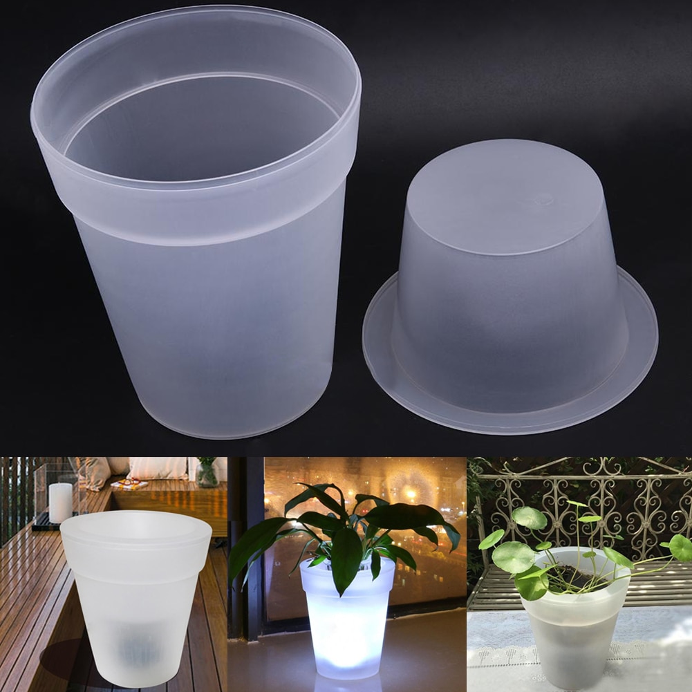 Miljömässigt solenergibelysning blomkruka trädgård landskap lampa belysning blomkruka utomhusgård ledde landskapsljus