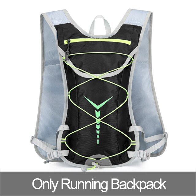 5L Trail running-ultra-light Backpack, Running Hydration Vest, Marathon, Hydration Backpack,Bicycle 2L Water Bag: Black