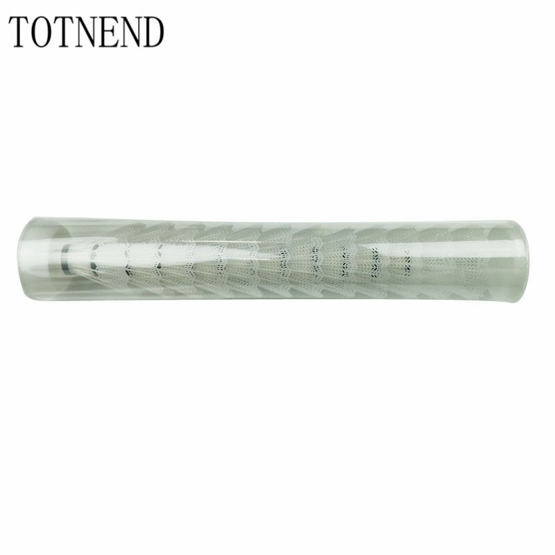 12 pçs/lote profissional espuma bola cabeça de plástico badminton peteca colorido speedļbadminton acessórios esporte formação: WHITE
