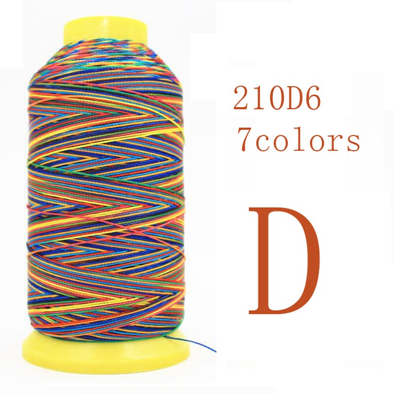 DIY Polyester Rainbow thread of sewing thread machine sewing supplies high-strength sewing scissors hand made
