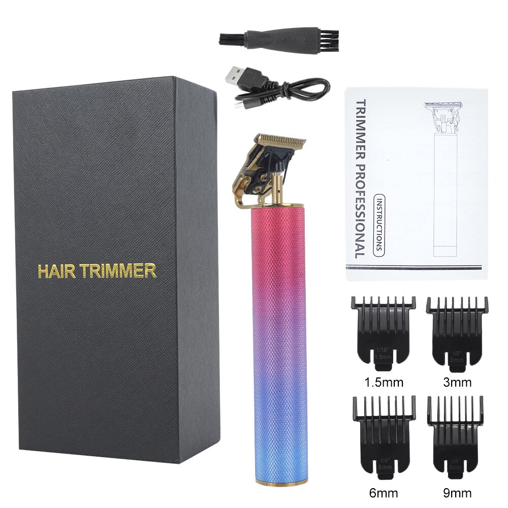 Hair Trimmer Set Tool Electric Hair Clipper Hair 0mm Barber Machine Cordless Haircut Men Cutter Shaver Home Use