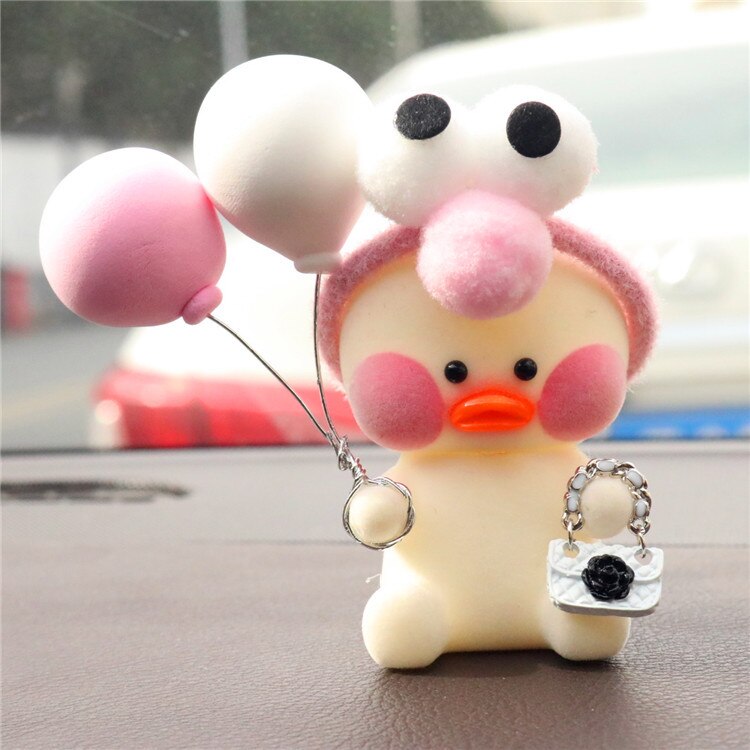 Creatieve Auto-interieur Luchtuitlaat Clip Leuke Eend Auto Decoratie Auto Vrouwelijke Airconditioning Aromatherapie Clip Auto Decoratie: 4