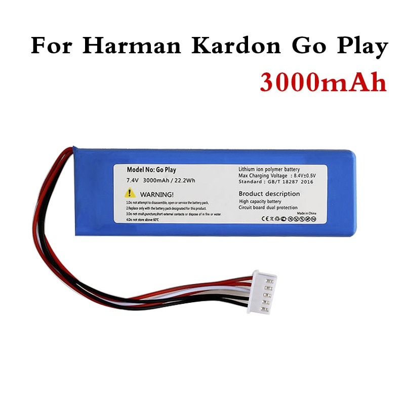 3000 Mah Batterij Voor Harman Kardon Go + Spelen Gaan Spelen Batterijen Batterie Tracking Nummer