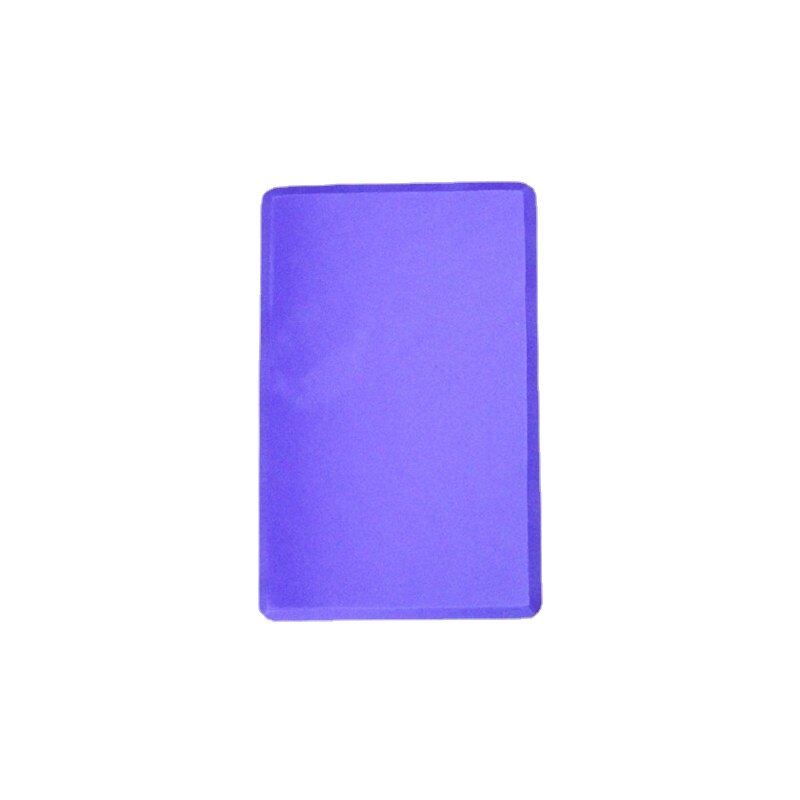 Yogablock aus eva-material, yogakissen, einfarbig, hochdichter eva-schaum, yoga-zubehör, fitnessgeräte: Blau