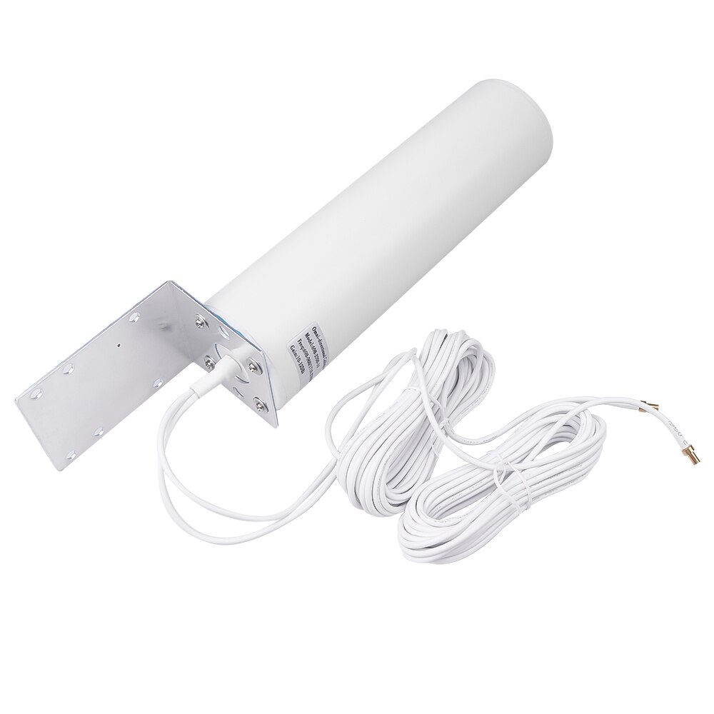 External antenna Outdoor 4G LTE barrel antenna 12dBi with 5m double slider CRC9/TS9/SMA connector for 3G 4G router modem