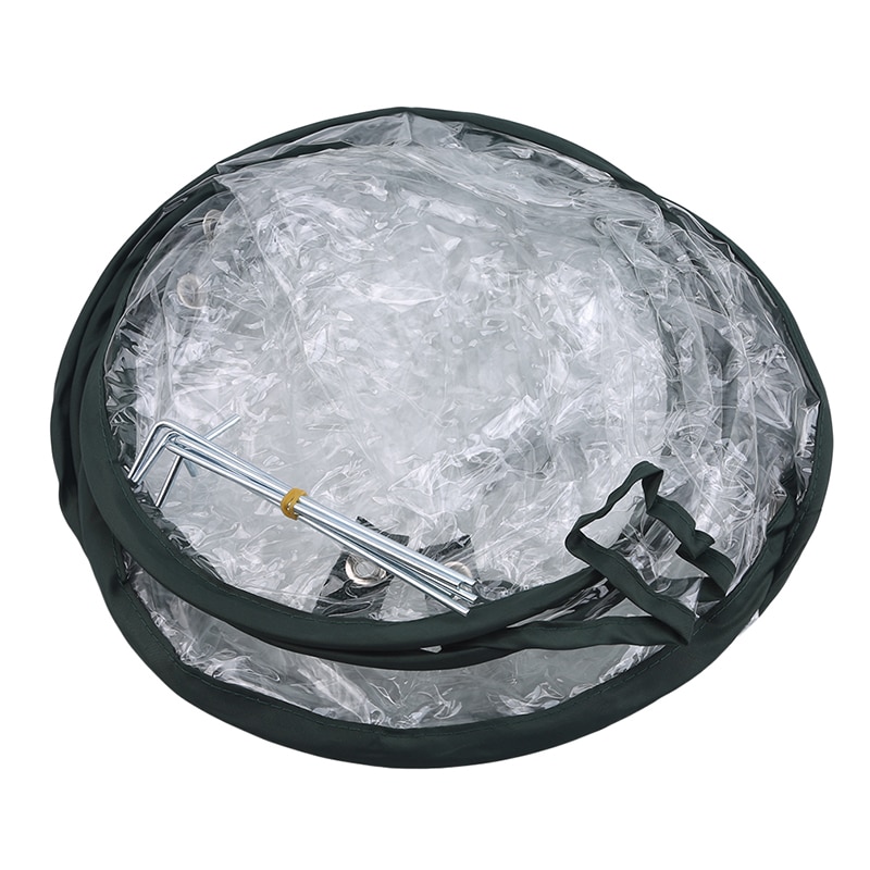 90x47x67cm PE Greenhouse Cover Home Plant Greenhouse Waterproof Tent Garden Cover (With Iron Stand)