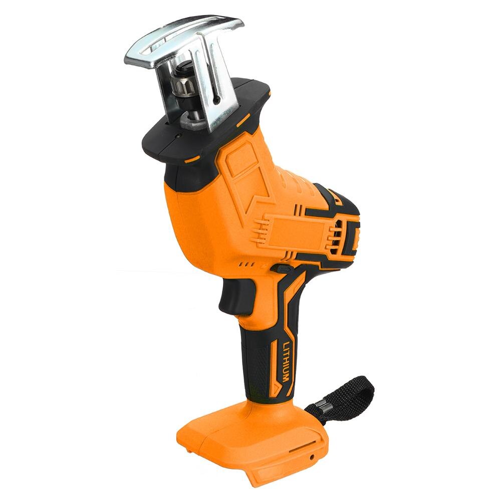 18V Wood Cutting Portable Cordless Reciprocating Chainsaw Wood Cutting Machine Without Battery For Makita Battery DTW285Z: yellow