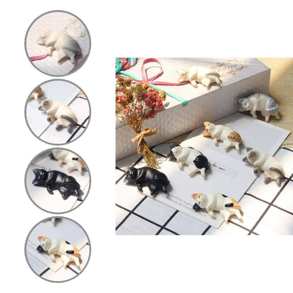 Fridge Magnet Cute Decorative Fridge Message Sticker Mini Cat Fridge Decor наклейки на холодильник наклейка на холодильник