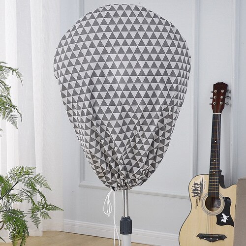 Electric Fan Cover Dust Cover Drawstring Washable Cartoon All-inclusive Appliances Floor Desktop Round Beautiful Fan Protective: 4