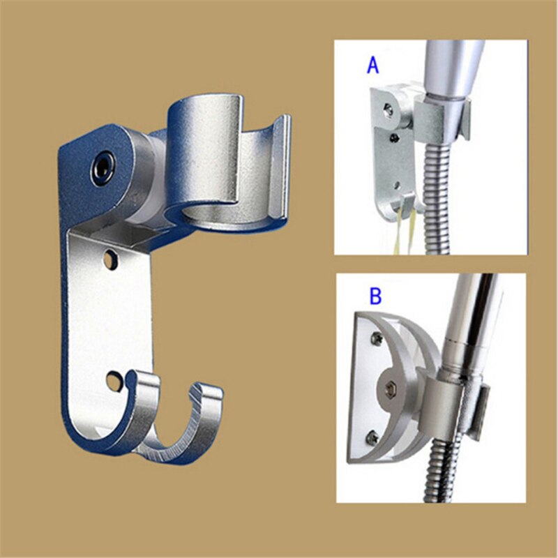 Shower Bracket Suction Cup Shower Bracket Adjustable Shower Bracket Fixed Movable Shelf Wall For Bathroom: Default Title