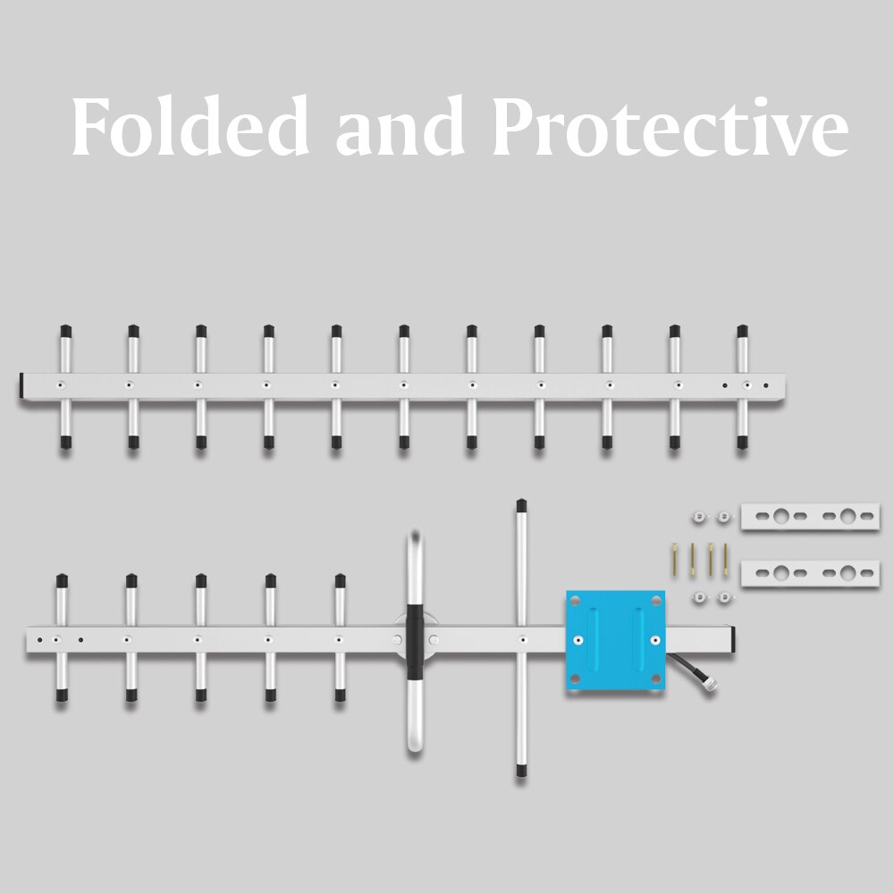 20dbi 3G 4G Yagi-antenne 824-2700mhz Externe Handy 18 Einheiten Outdoor Antenne Für Mobile Signal booster Reepater