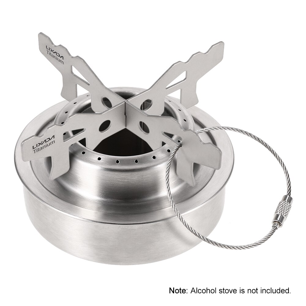 Portable Titanium Alcohol Stove Rack Cross Stand Outdoor Camping Stove Stand Support Rack Cross Combination Stent Reactor System