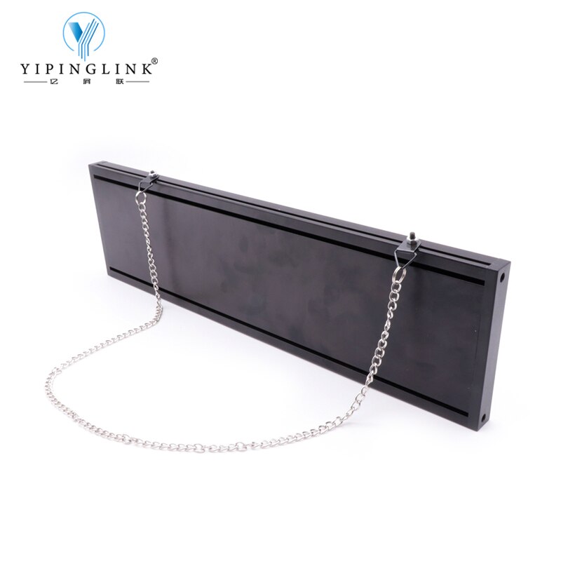 34CM WIFI programmable full color RGB LED moving sign USB charge global langauge digital light box P5 mini LED display