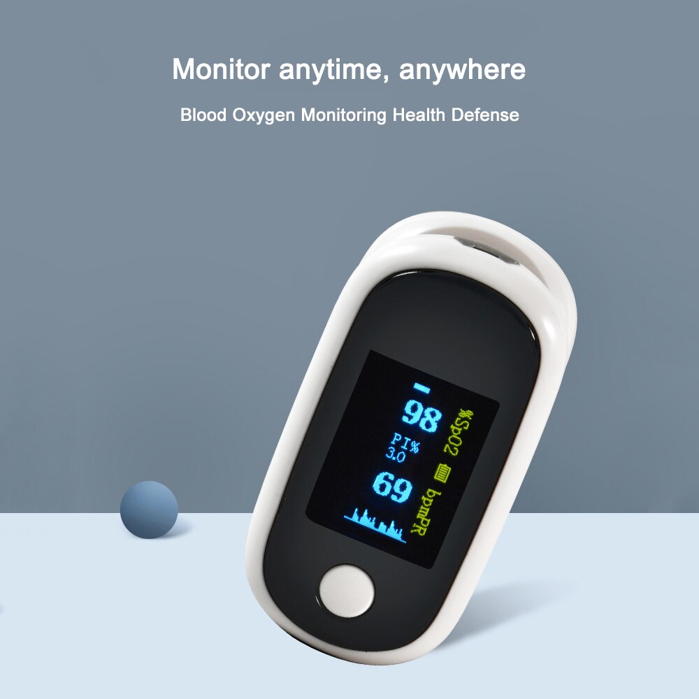 USB Charging OLED Display Finger Clip Pulse Oximeter PI Sleep Monitoring Finger Pulse Child Oximetro Home Heart Rate Meter