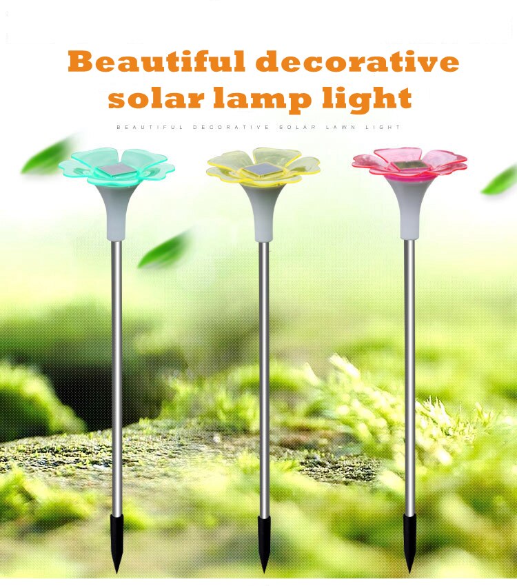 Zonne Bloem Lamp Tuin Zon Bloem Licht Outdoor Waterdichte Verlichting Led Fairy Light Gazon Verlichting Kerst Decoratie Verlichting