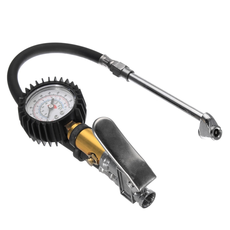 Dæktryksmåler Inflator Digital 220 PSI - Måler og Deflator til SUV, Cykel, RV, Motorcykel, Bil, Lastbil