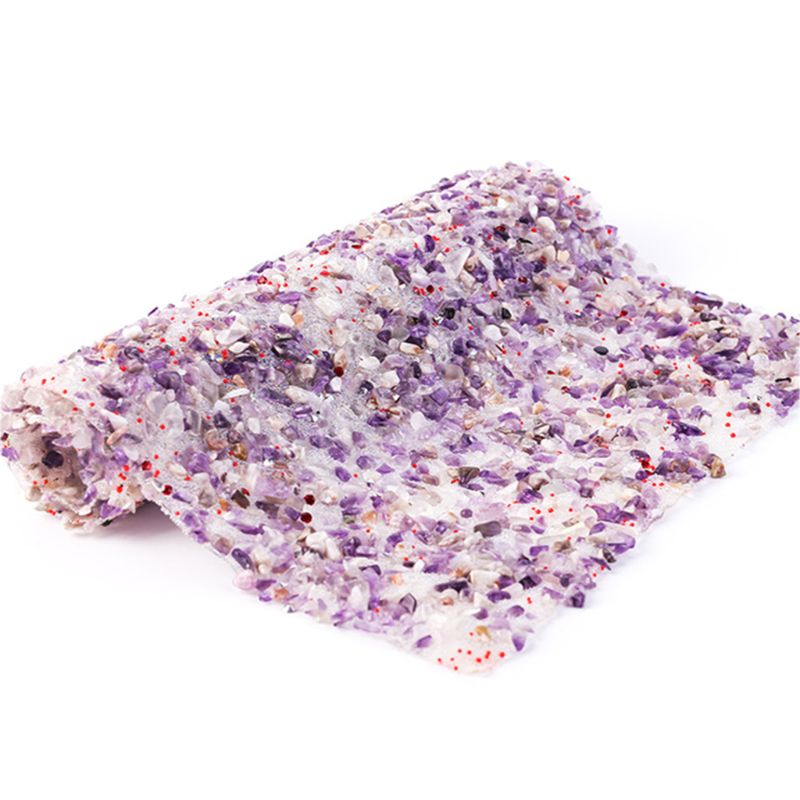 Glitter farverige shell stenperler trim jern på rhinestone mesh hotfix sticker 23ge: 6 ee 501992-2