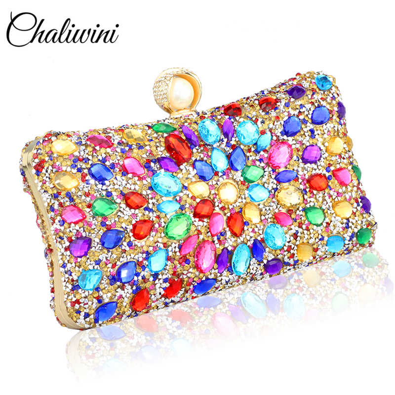 sac de soirée en forme de carré pour femmes avec diamant avec pochette de jour en cristal dame portefeuille fête Banquet sac à main en or de mariage