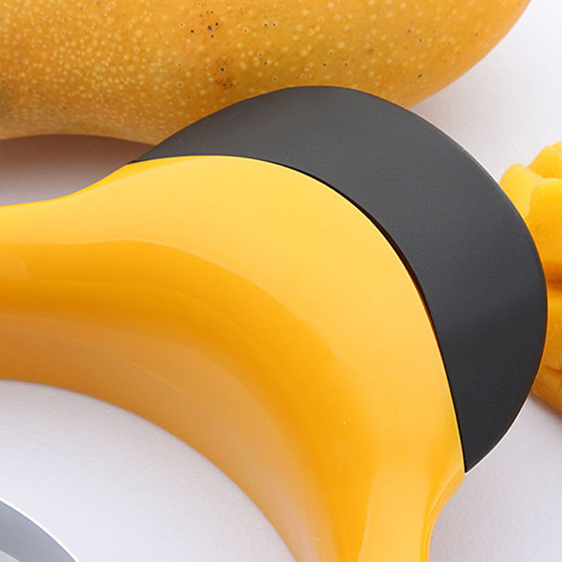 Stainless Steel Mango Cutter Safety Fruit Corer Splitters Peach Corers Peeler Shredder Slicer Cutter Kitchen Gadget Accessories