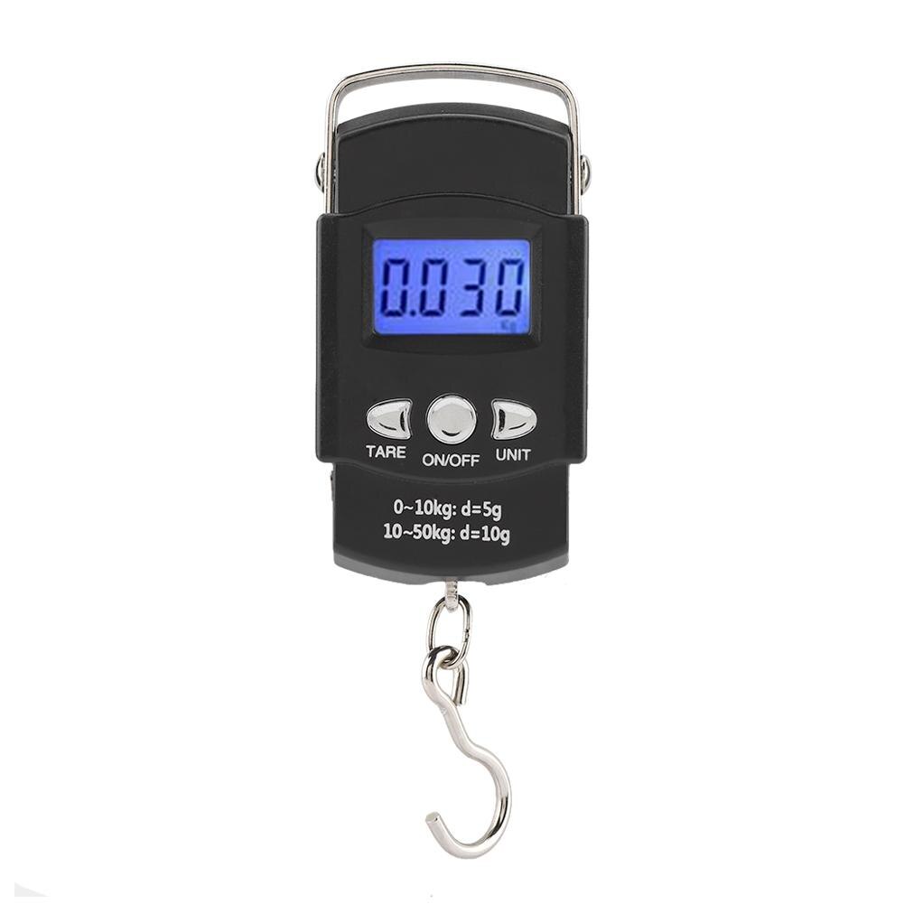 50 KG/10G Digital Handy Pocket Gewicht Haak Schaal 1 pc Elektronische Opknoping Vissen Bagage Balanca Draagbare Mini
