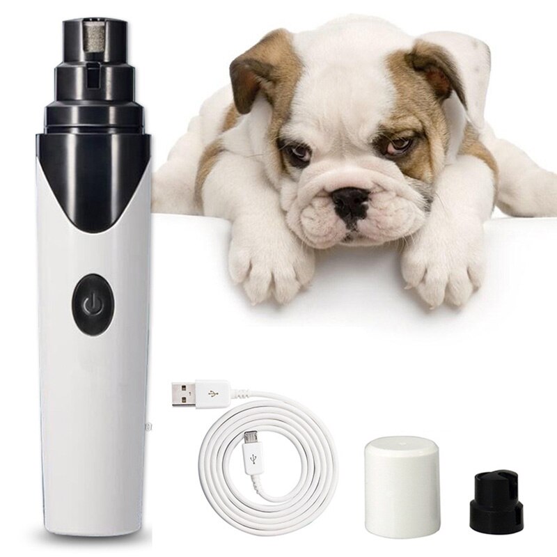 Cat Dog Nail Clippers Paws Nail Cutter Electric Pet Nail Grinder Grooming Trimmer Accessories USB Rechargeable Pet Accessories