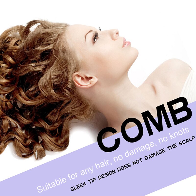 12 Teeth Wide Tooth Comb Black ABS Plastic Heat-resistant Large Wide Tooth Comb For Hair Styling Tool