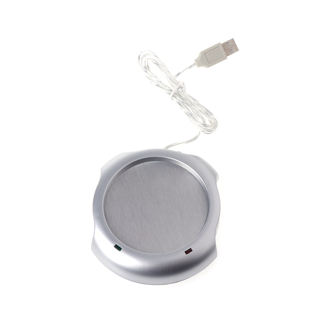 mini usb elektrisk drevet drikkekoppvarmer tallerkenpute til kontor og hjem