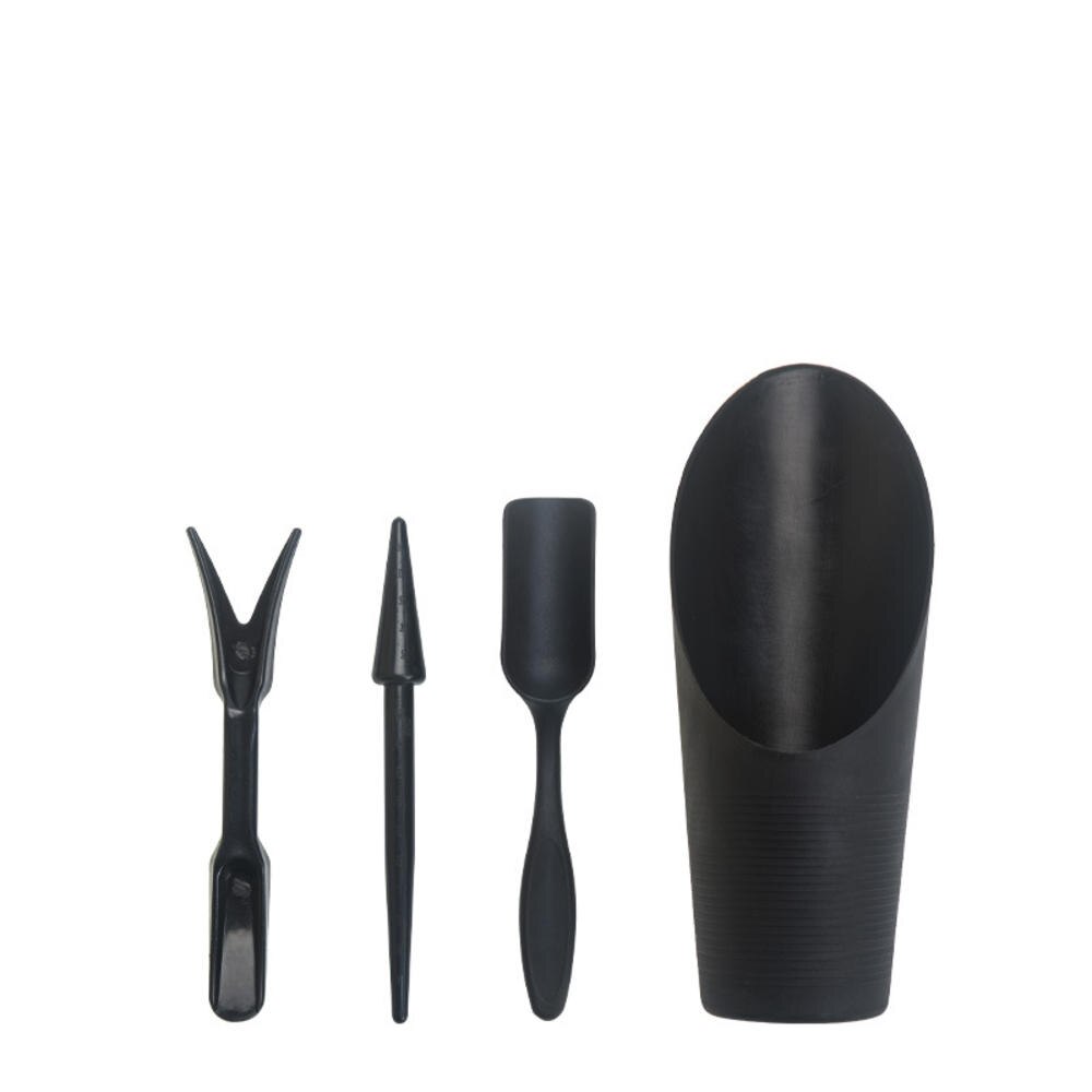 1pc/ sæt plastik jord skovl jord scoop spade til haven potteplante sukkulent planteredskaber hjem have forsyninger tilfældig farve: Sort