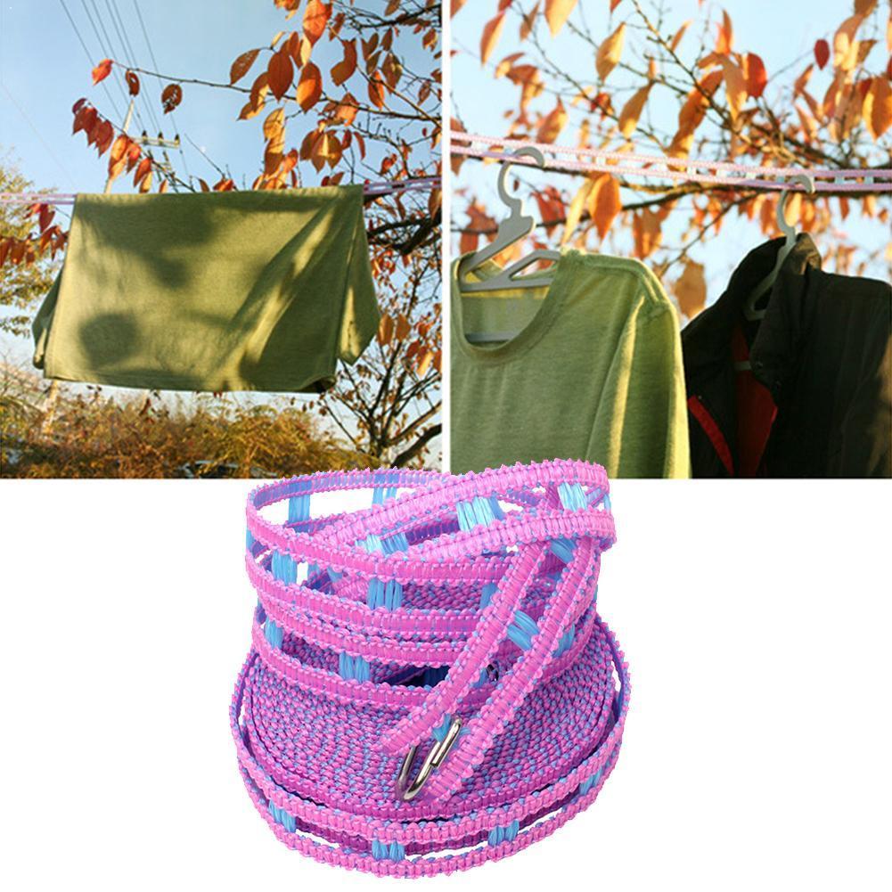 Corde à linge antidérapante, corde à linge de voyage portable, corde à linge avec 12 pinces à