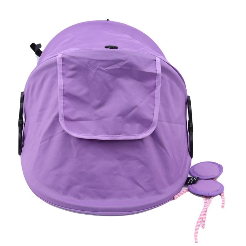 Solskydd för barnvagn solsufflett sufflettskydd barnvagnstillbehör till barnvagn visir för sittande och liggande: Gul