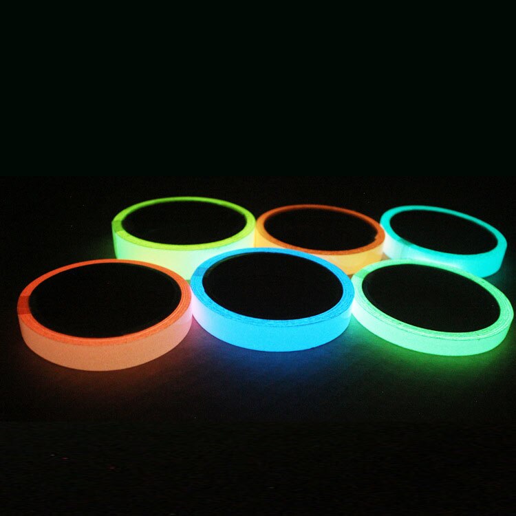 Tape Luminous Self-adhesive Tape Glow in The Dark Stage Safety Warning Party Emergency Logo Halloween Christmas Xmas