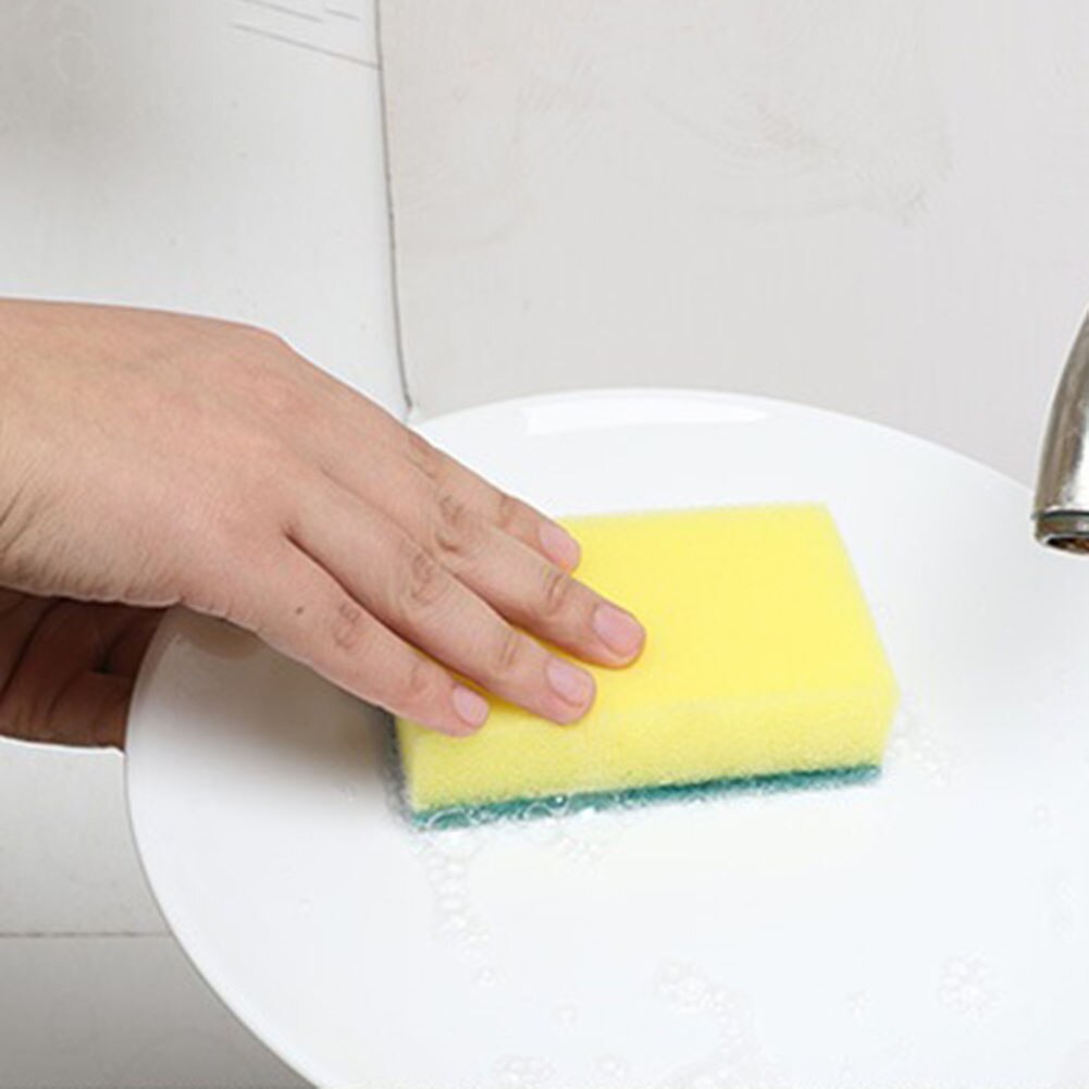 Kitchen Scrubbing Liquid Detergent Dispenser With Sponge Box Press-type Liquid Box Scouring Pad Dishwashing Soap Dispenser