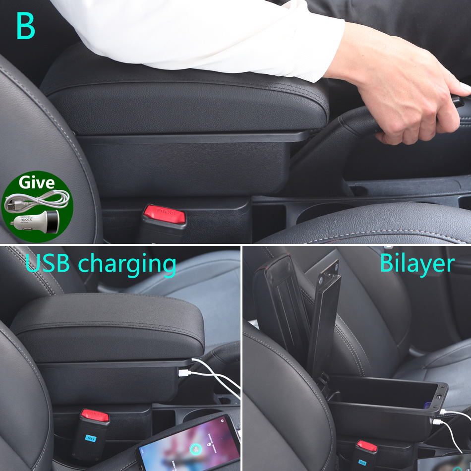 For Opel Astra Armrest Box For Opel Astra J Car Armrest Storage Box Retrofit part Car Accessorie Easy To Install