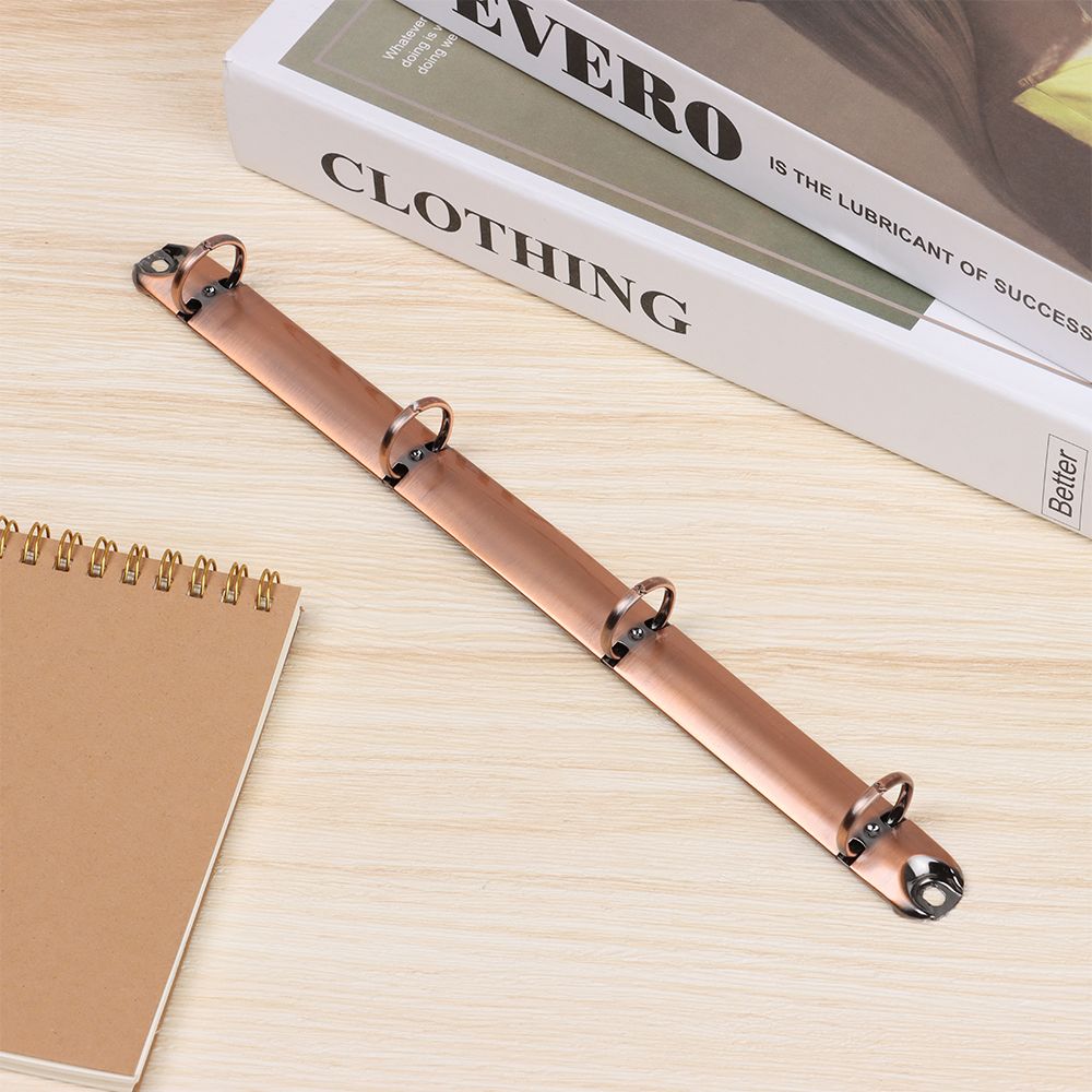 A4/B5/A5/A6/A7 Metal Loose-leaf Binding Clips Sliver Spiral Binder File Folder DIY Album Diary Scrapbook Notebook Ring Binder