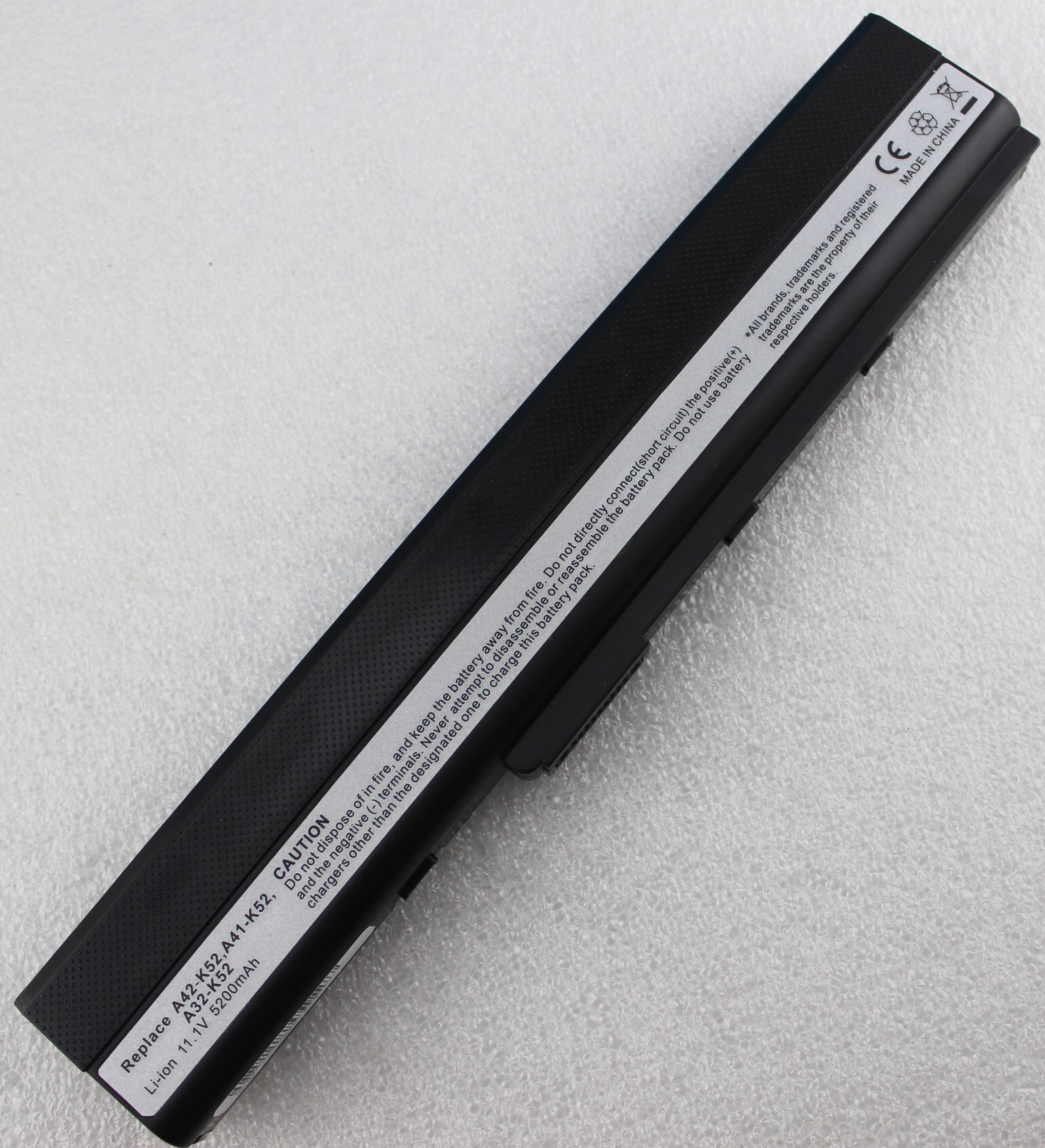 Bærbart batteri til asus  a32-k52 a31-k52 k52 x52f x52j x52jb x52jc x52je x52jg x52jk x52jr x52jt x52ju x52jv k52j x52sg a42-k52