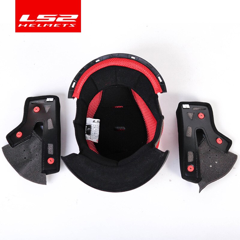 Almohadilla interna para casco de motocicleta LS2 rapid, forro extraíble y lavable para casco LS2 FF353