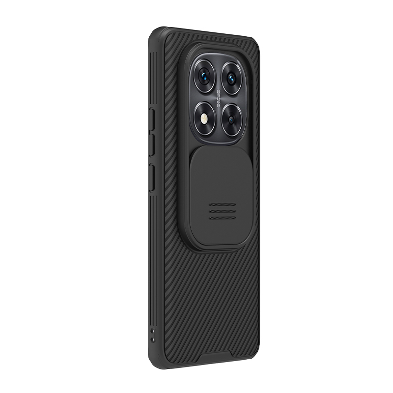 Nillkin para Xiaomi Redmi note 14 Pro 5G 14 Pro Plus 5G CamShield Pro cubierta de cámara deslizante Protector a prueba de golpes funda de teléfono: PC / Negro