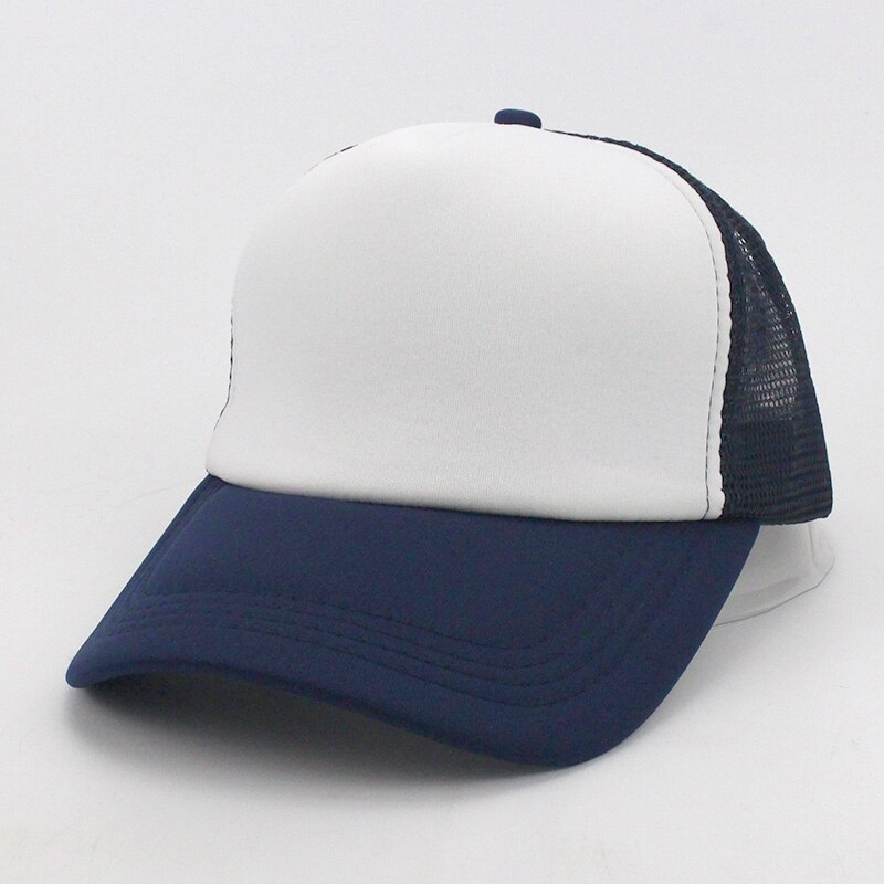 Casquette Hip Hop couleur unie respirante | Casquettes de Baseball, casquettes d'été, Casquette de camionneur femmes et hommes, Casquette Gorras,: Navy white