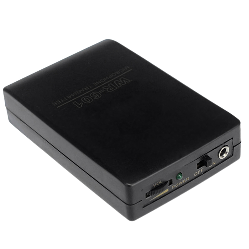 Wireless Microphone System with Transmitter Receiver Portable Clip-On Microphone for Teaching Public Speaking WR601