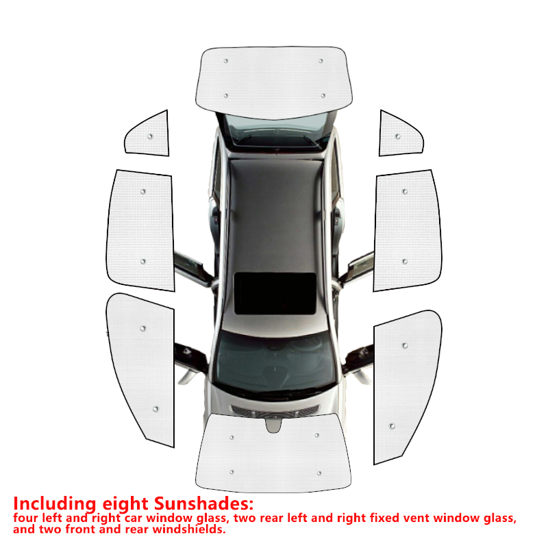 Full Cover Sunshades For Peugeot 3008 T8 Mk1 Car Sun Protection Windshields Side Window Visor Accessories: All Sunshades